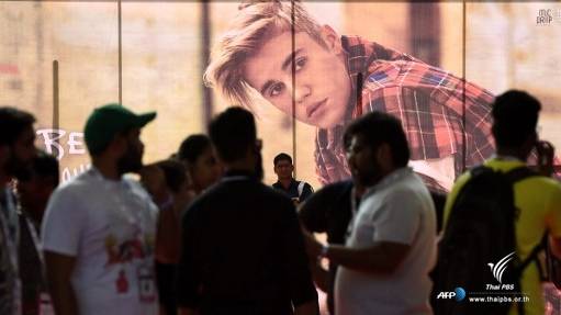 แฟนเพลงอินเดียผิดหวัง “จัสติน บีเบอร์” ลิปซิงค์เกือบทั้งคอนเสิร์ต