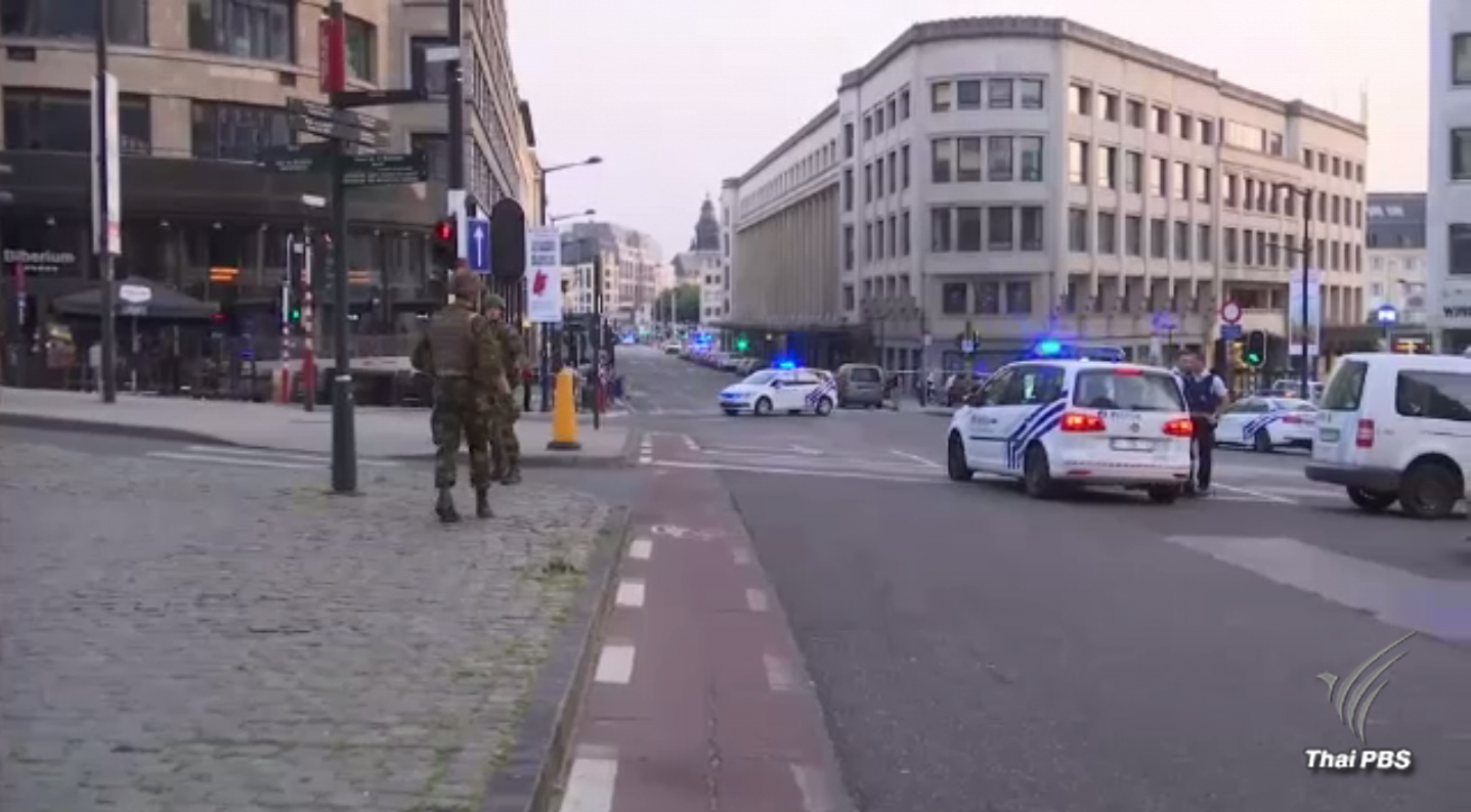 มือระเบิดฆ่าตัวตายก่อเหตุโจมตีกรุงบรัสเซลส์ของเบลเยี่ยม แต่ไม่มีผู้ได้รับอันตราย