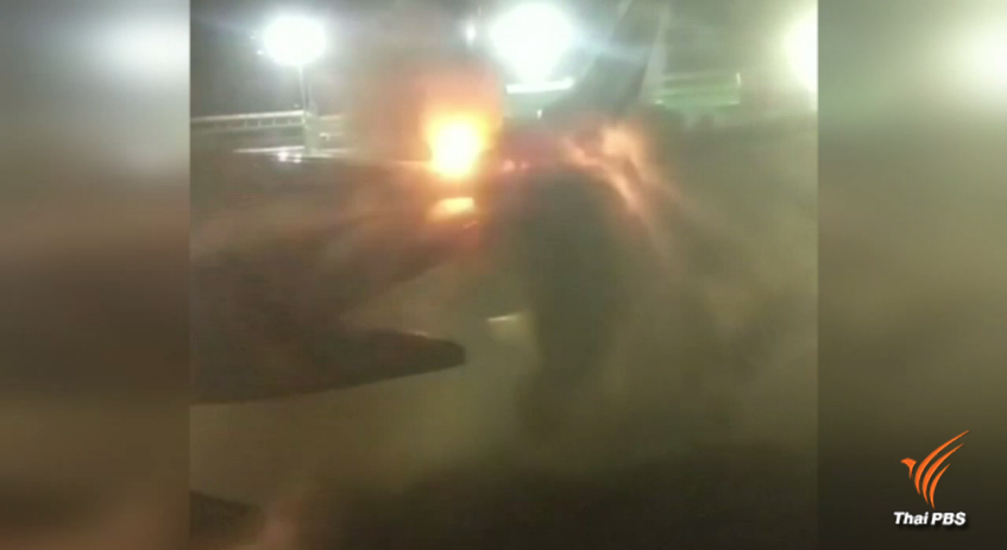 เครื่องบิน 2 ลำเฉี่ยวชนที่สนามบินในแคนาดา ปีกลุกไหม้ไร้คนเจ็บ 