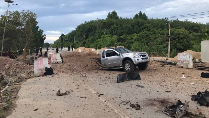 เกิดเหตุระเบิดทหาร จ.ปัตตานี เบื้องต้นเสียชีวิต 4