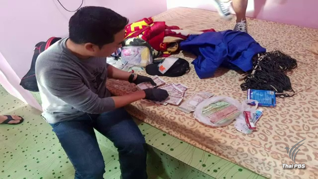 คุมตัวผู้ต้องหาทำแผนฯ ปล้นธนาคารธนชาต