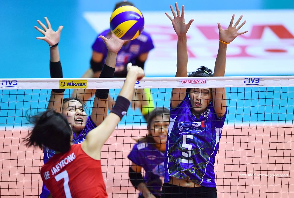 นักตบสาวไทยพ่าย 3 เชตทีมเกาหลีใต้-แต่ยังได้สิทธิ์แข่งแชมป์โลกปี 2018