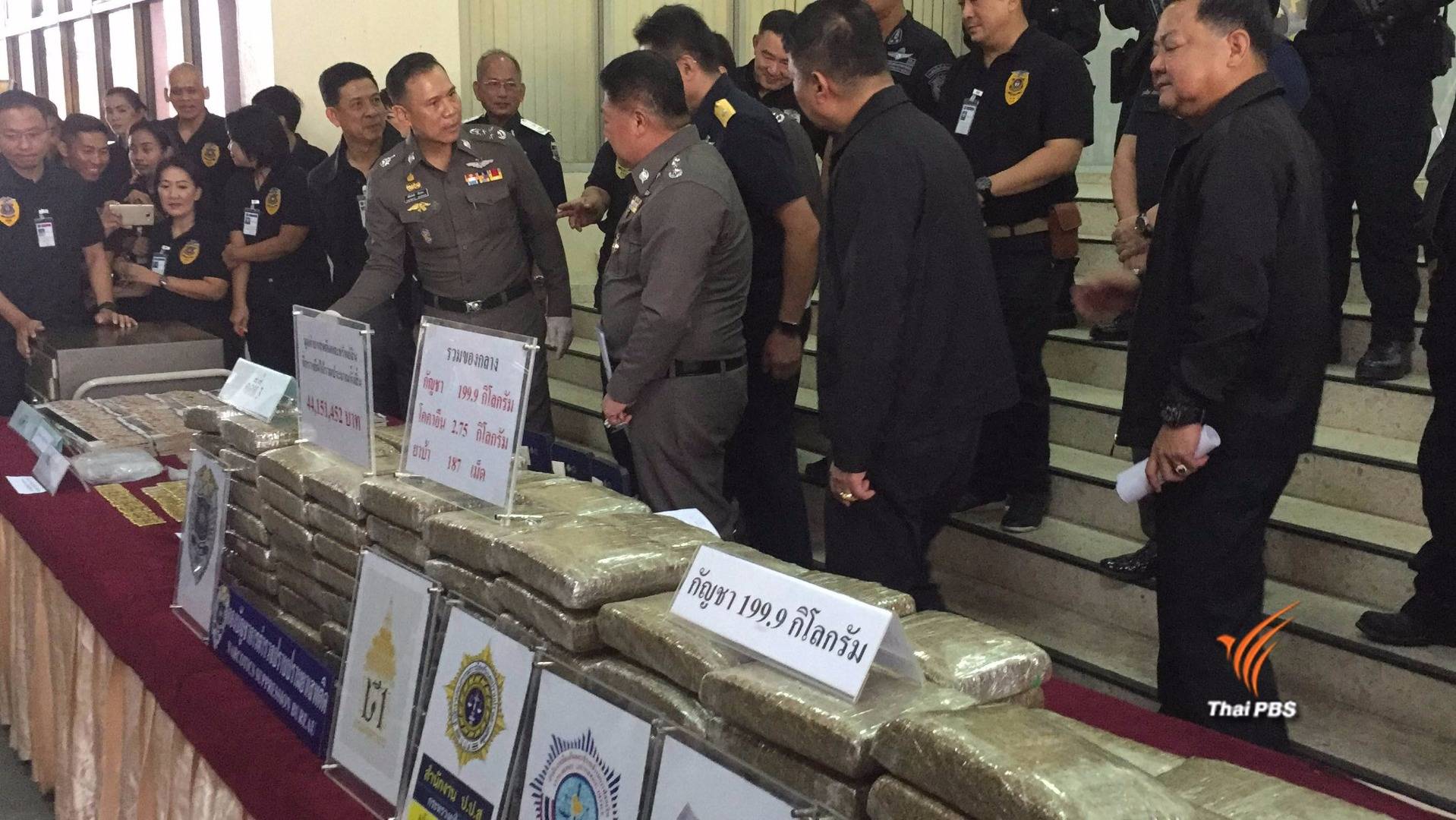 ตำรวจ ปส.ยึดทรัพย์คดียาเสพติดกว่า 38 ล้านบาท - กัญชาล็อตใหญ่ 199 กก.