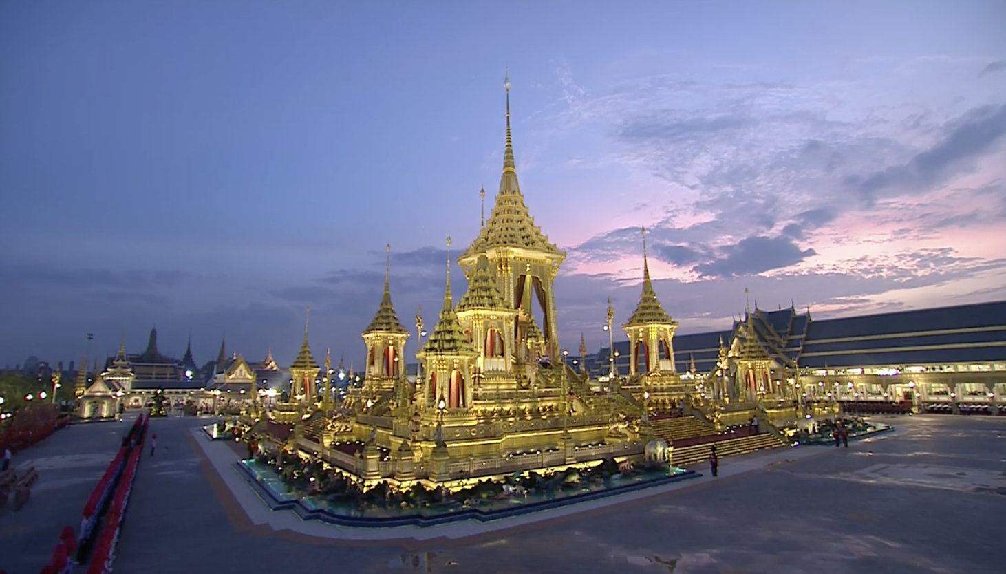 ลำดับการขึ้นถวายพระเพลิงพระบรมศพในหลวง รัชกาลที่ 9