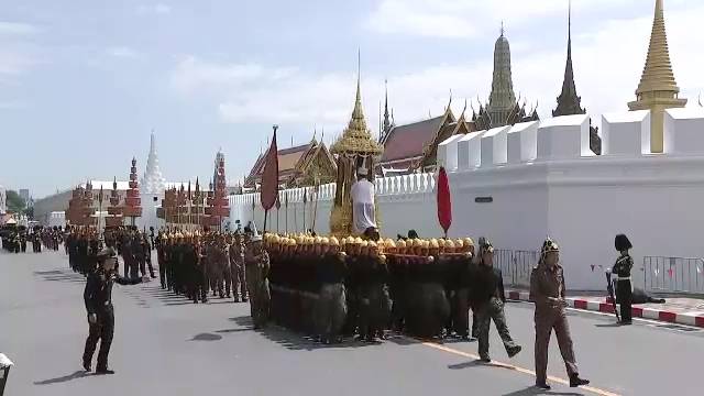ซ้อมริ้วขบวนพระบรมราชอิสริยยศ ขบวนที่ 4-6 เป็นไปอย่างสมพระเกียรติ