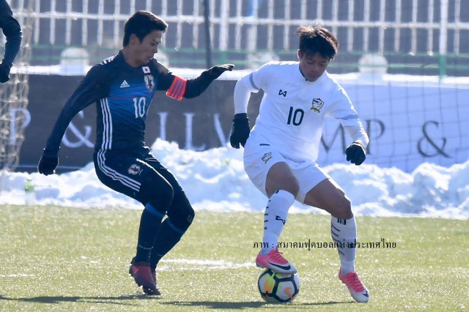 ทีมชาติไทย U19 แพ้ ญี่ปุ่น 1-2 รอลุ้นเข้ารอบสุดท้าย ศึกชิงแชมป์เอเชีย