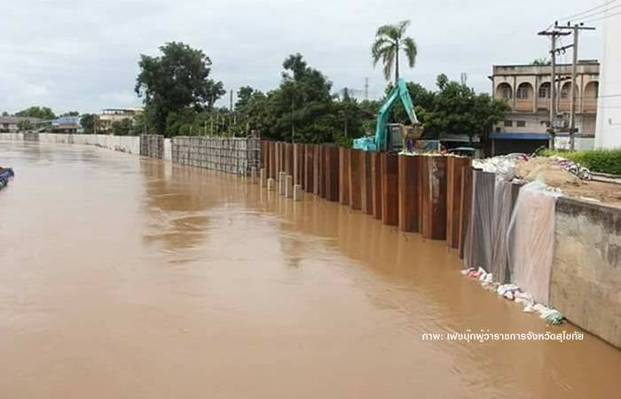กรมชลประทาน เตือน"สุโขทัย"รับมือน้ำยมล้นตลิ่งพรุ่งนี้