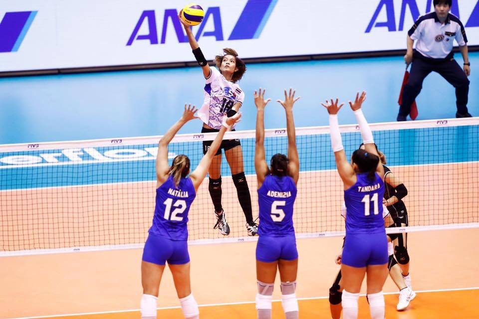 นักตบสาวไทยสร้างประวัติศาสตร์ ล้มบราซิล แชมป์เก่าเวิลด์กรังด์ปรีซ์ 11 สมัยได้เป็นครั้งแรก