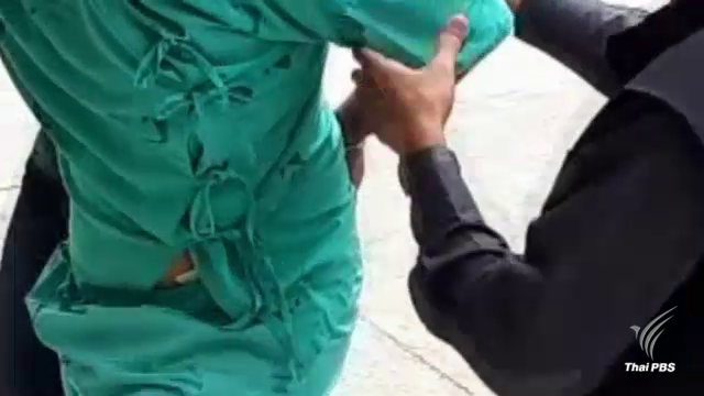 ตำรวจนำตัวผู้ต้องหา “คดีฆ่าพนักงานเสิร์ฟหญิง” ฝากขังผัดแรก