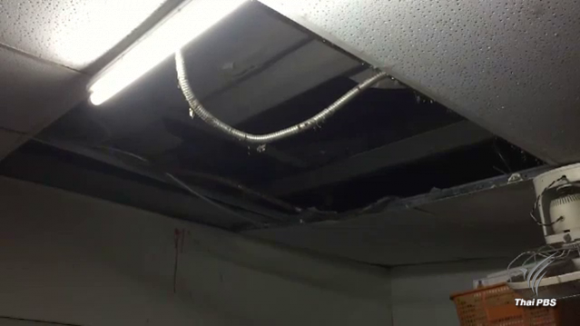 อุบัติเหตุ "หญิงรัสเซีย" พลัดตกชั้น 4 ทะลุร้านสะดวกซื้อ