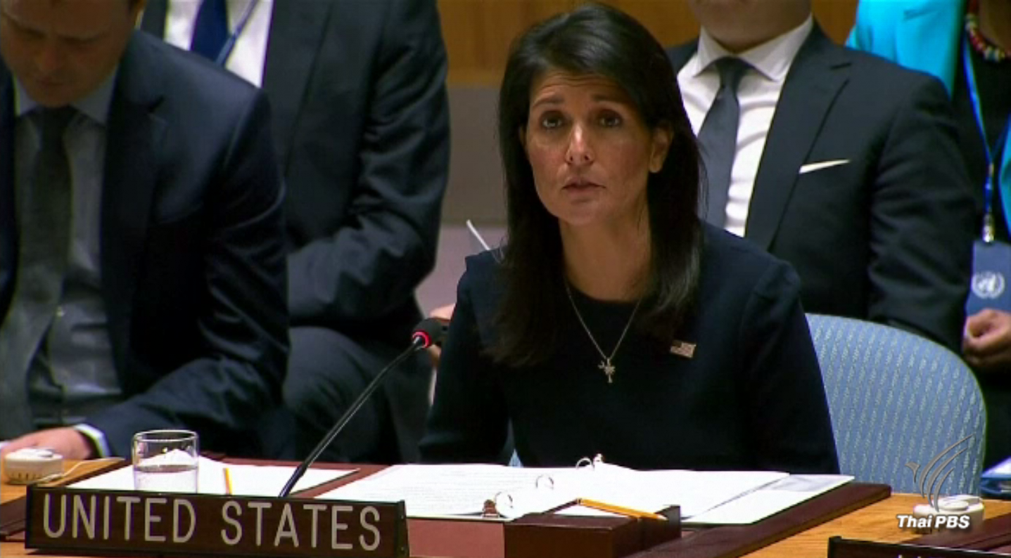 สหรัฐฯ เรียกร้องยูเอ็นใช้มาตรการแข็งกร้าวที่สุดกับเกาหลีเหนือ