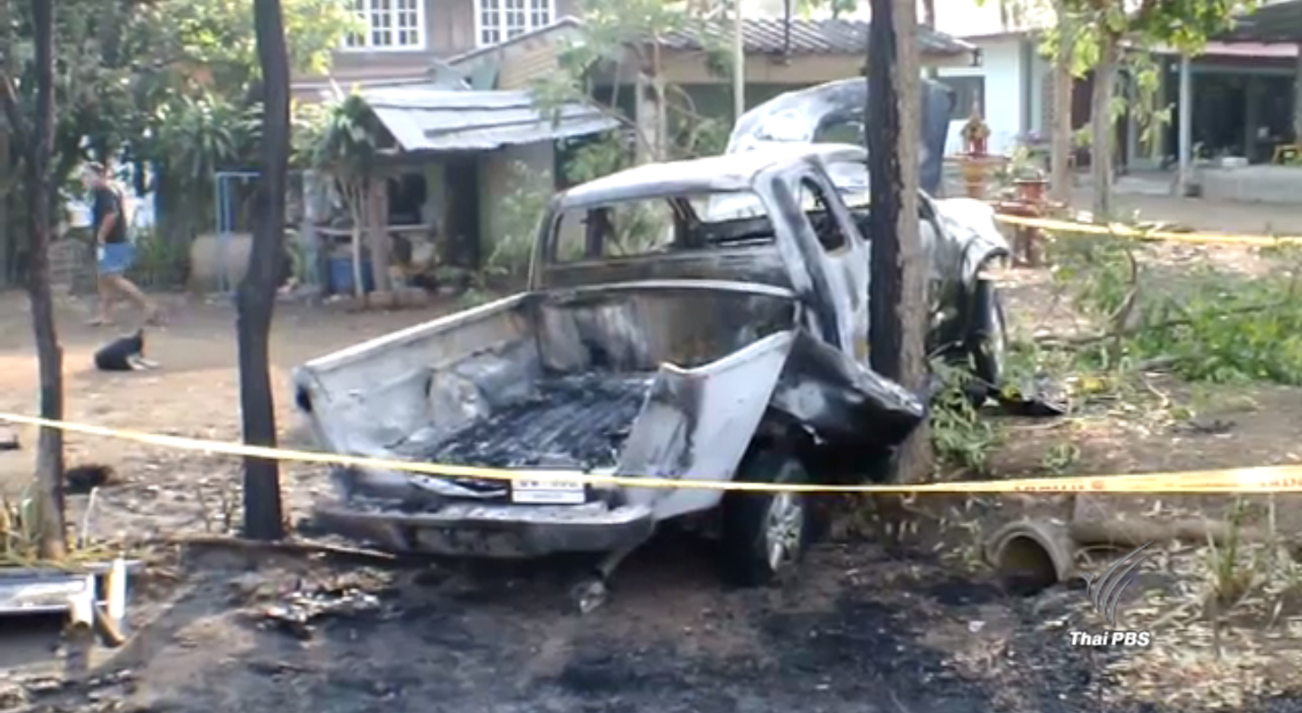 รถยนต์กระบะระเบิดใน อ.วัฒนานคร จ.สระแก้ว ทหารบาดเจ็บ 8 นาย