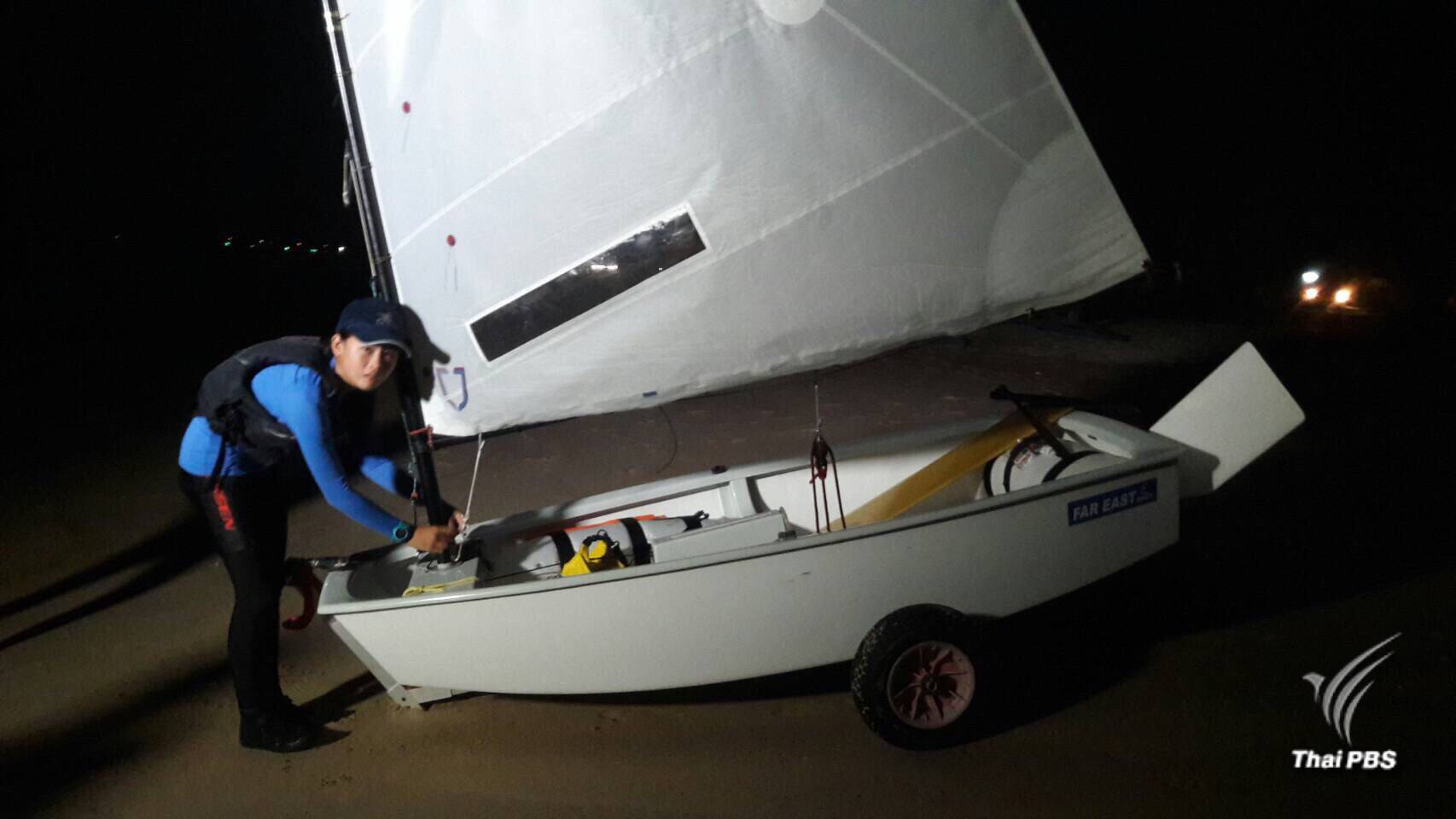 เด็ก 13 ปี แล่นเรือใบข้ามอ่าวไทยตามรอย รัชกาลที่ 9