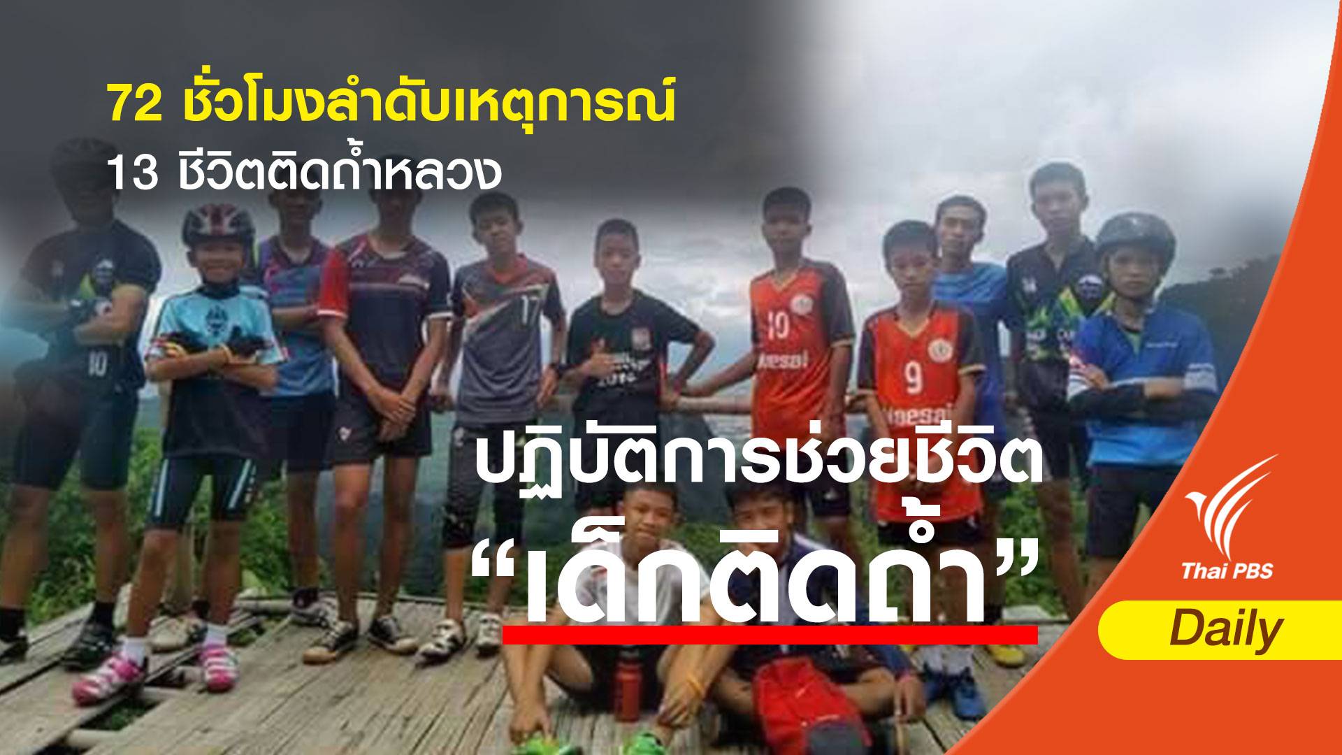 3 วันลำดับเหตุการณ์ 13 ชีวิตติดถ้ำหลวง