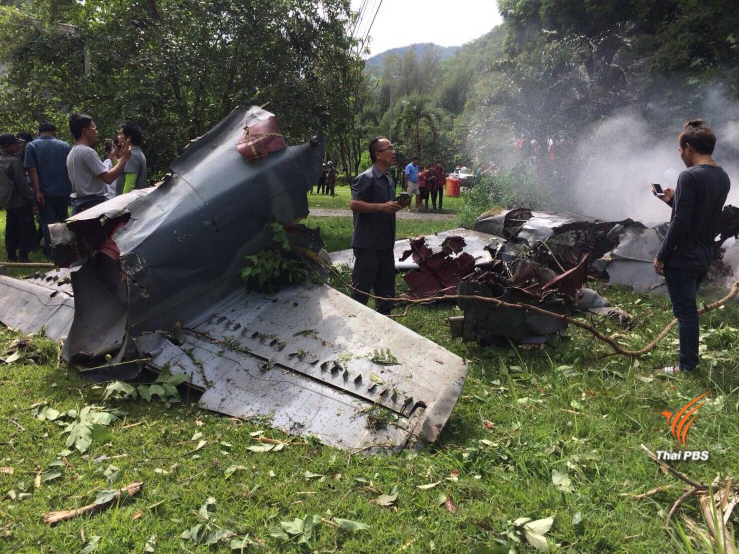 เครื่องบินรบตกขณะฝึกบินใน จ.ตาก เสียชีวิต 1 เจ็บ 1