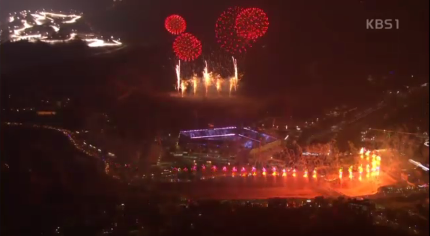 "เกาหลีใต้" จัดพิธีเปิดโอลิมปิกฤดูหนาว 2018 อย่างยิ่งใหญ่