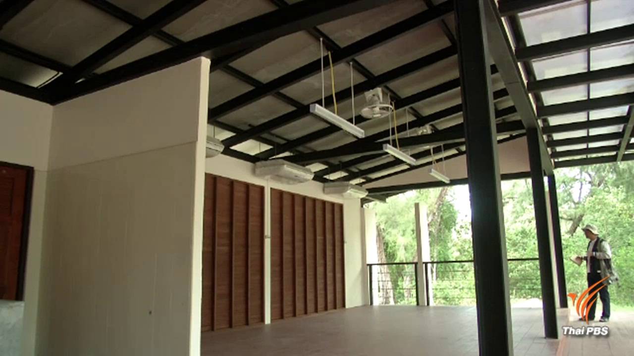 กังขา ติดแอร์ในอาคารเปิดโล่งโครงการพัฒนาแหลมตะลุมพุก