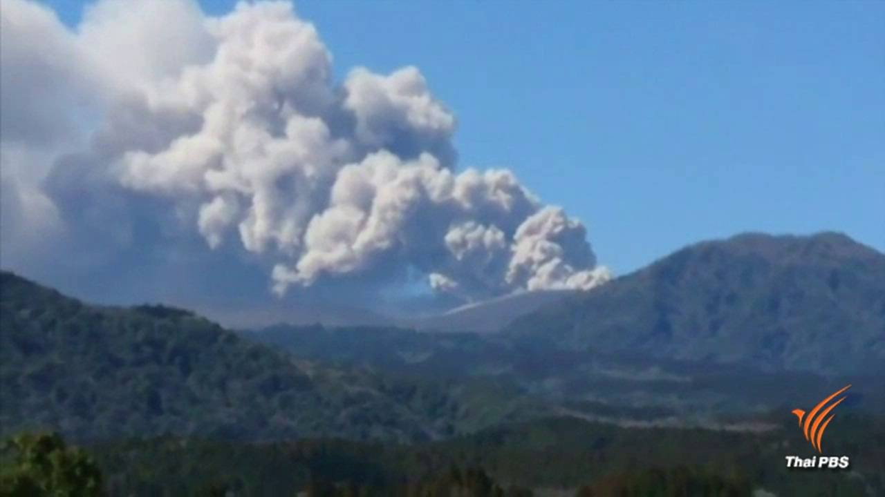 ภูเขาไฟชินโมเอดาเกะในญี่ปุ่น ปะทุรุนแรงในรอบ 7 ปี
