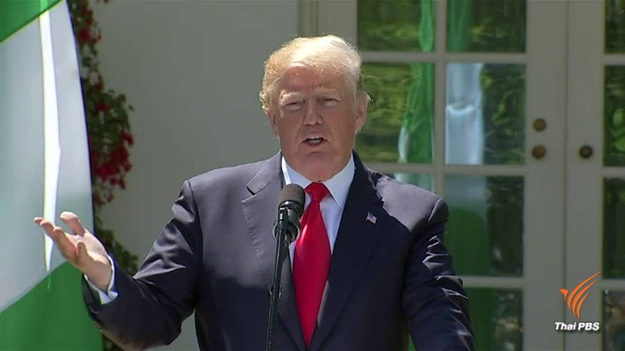 "ทรัมป์" หวังใช้พรมแดนเกาหลีเหนือ-ใต้ประชุมกับ "คิม จองอึน"