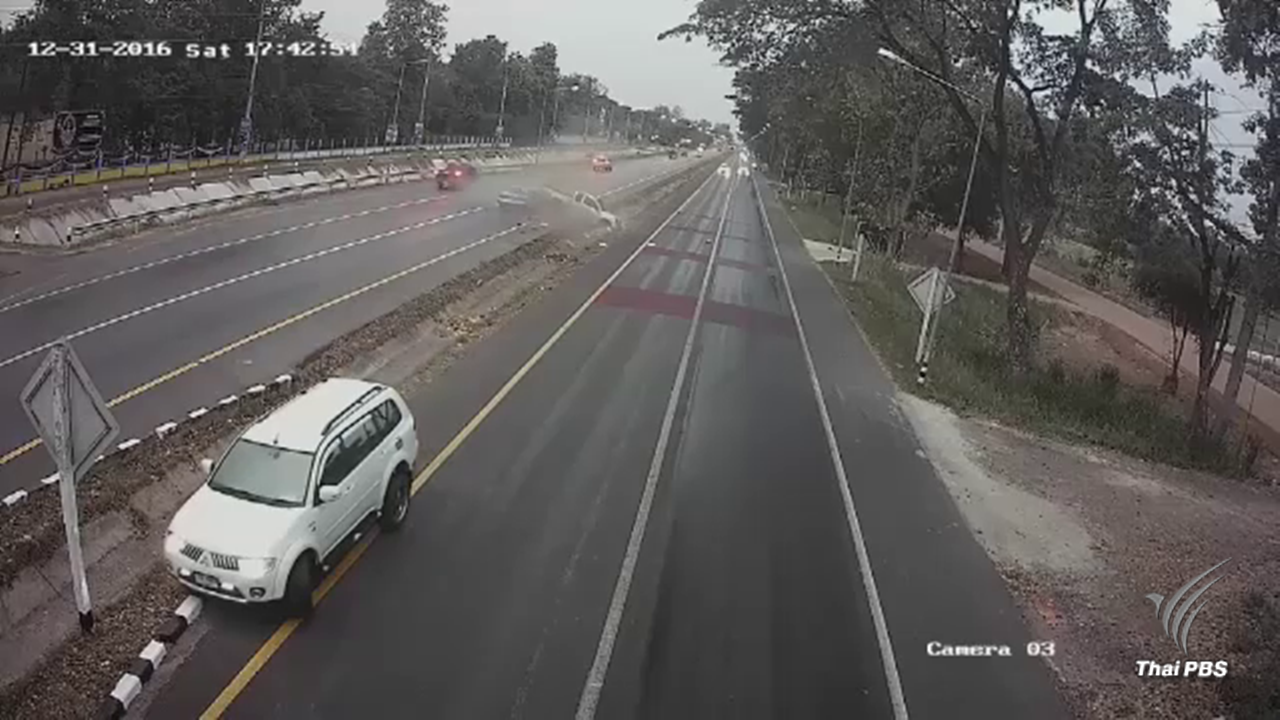 โผล่มอบตัวแล้ว “ทหารเรือ” ขับรถชนแล้วหนีที่โคราช