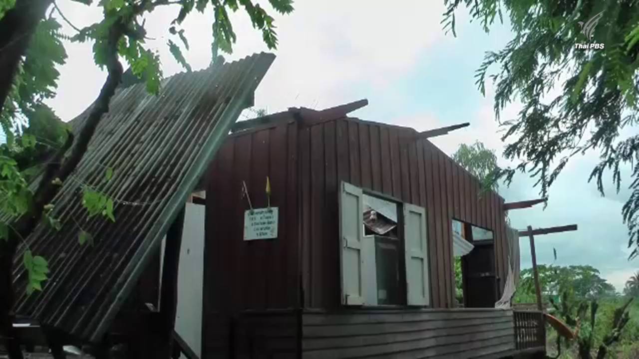 พายุถล่ม อ.ตะพานหิน พิจิตร รุนแรงที่สุดในรอบ 50 ปี