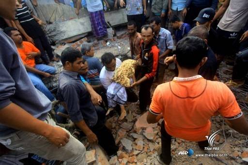 แผ่นดินไหวอินโดนีเซีย ตายแล้ว 97 คน ยังติดอยู่ใต้ซากหลายสิบชีวิต 