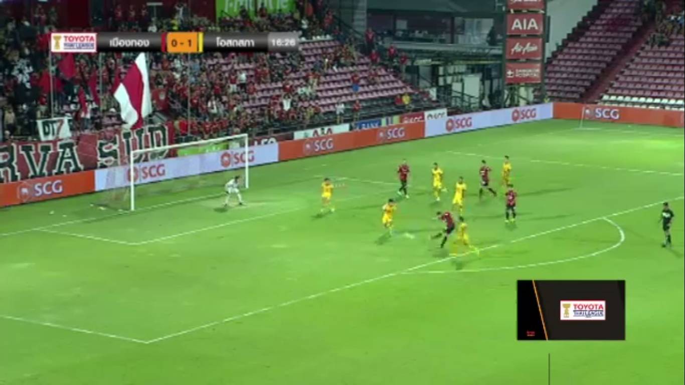 เมืองทอง ถล่ม โอสถสภา 8-3 คว้าแชมป์เลกแรก