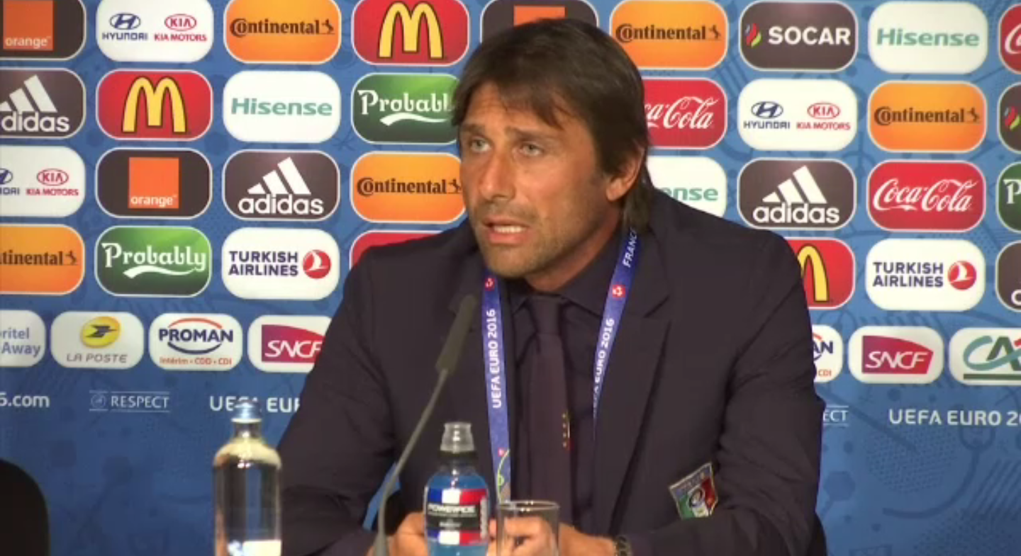 "คอนเต้" เชื่ออิตาลีคว้าชัยเหนือสเปนในฟุตบอลยูโร แม้สถิติเป็นรองแชมป์เก่า