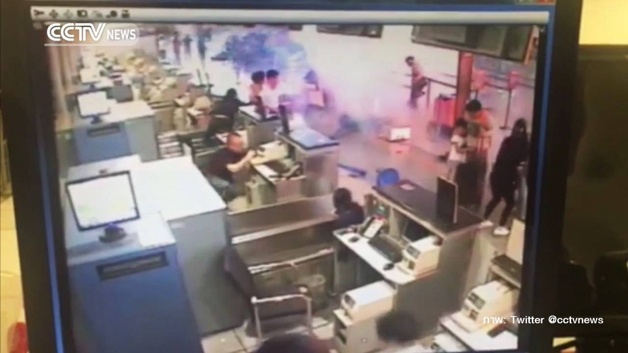 ระเบิดที่สนามบินในกรุงเซี่ยงไฮ้ของจีน บาดเจ็บอย่างน้อย 4 คน