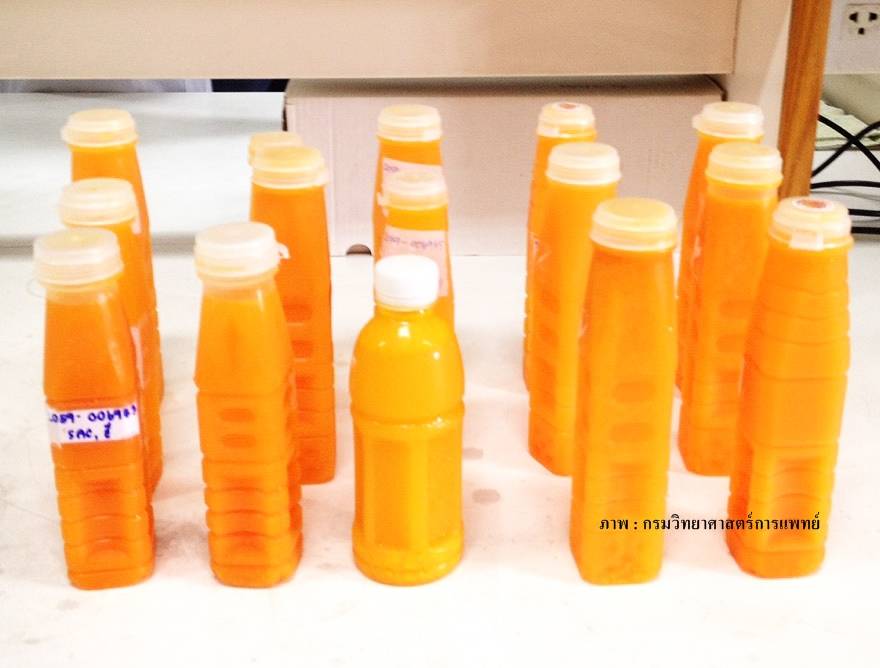 เผยผลตรวจน้ำส้มคั้นบรรจุขวดใน" กทม.-นนทบุรี-สระบุรี" ไม่ผ่านเกณฑ์มาตรฐานทุกตัวอย่าง