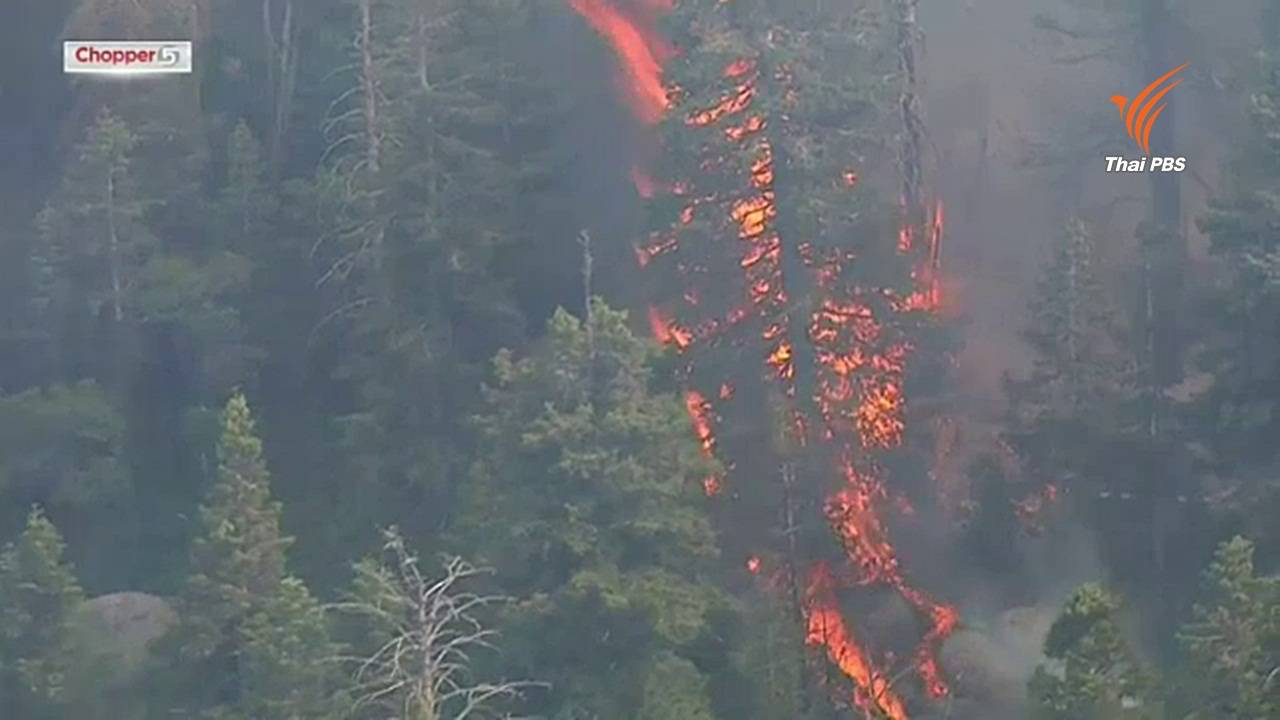 อากาศร้อนจัดในสหรัฐฯทำไฟป่าขยายวงกว้าง-เร่งอพยพประชาชน
