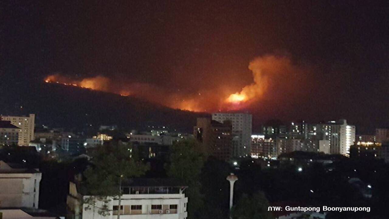 “เชียงใหม่” หวั่นไฟป่าขุนช่างเคี่ยนลามเข้าเมือง จนท.ทำแนวกันไฟตรึง พื้นที่ชัน-เชื้อเพลิงมาก