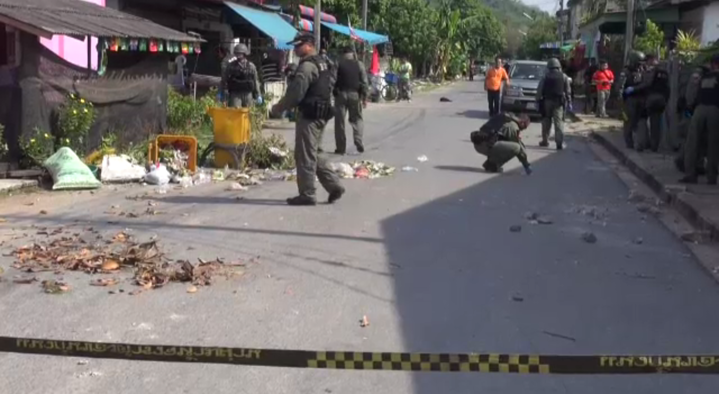 จนท.เร่งติดตามตัวผู้ก่อเหตุลอบวางระเบิด อ.ยะหา จ.ยะลา