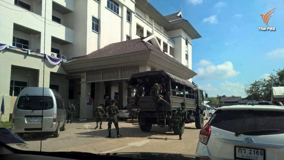 กก.ไตรภาคีโรงไฟฟ้ากระบี่แถลงข่าว ทหารเพียบ-ในห้องมีแต่กลุ่มหนุน