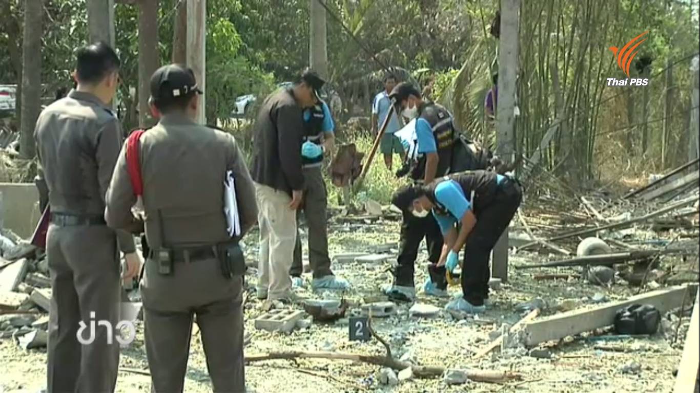 ตำรวจเผยเหตุแหล่งผลิตพลุระเบิด รับจ้างผลิตพลุโดยไม่ได้รับอนุญาต