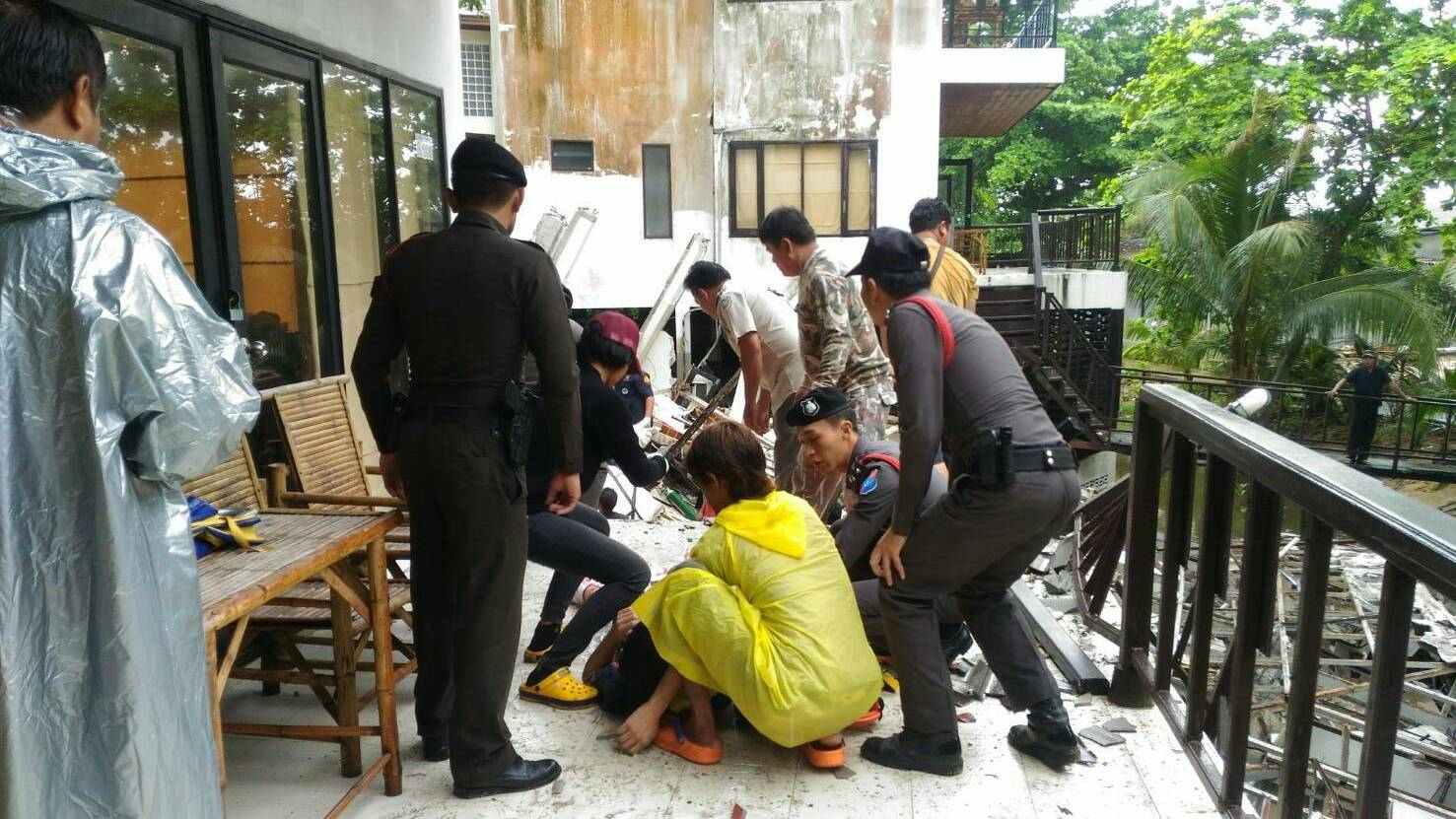 โรงแรมถล่มที่เกาะช้าง สรุปพบครบแล้ว 2 ชาวจีนปลอดภัย ไทยตาย 1 เจ็บ 5 คน