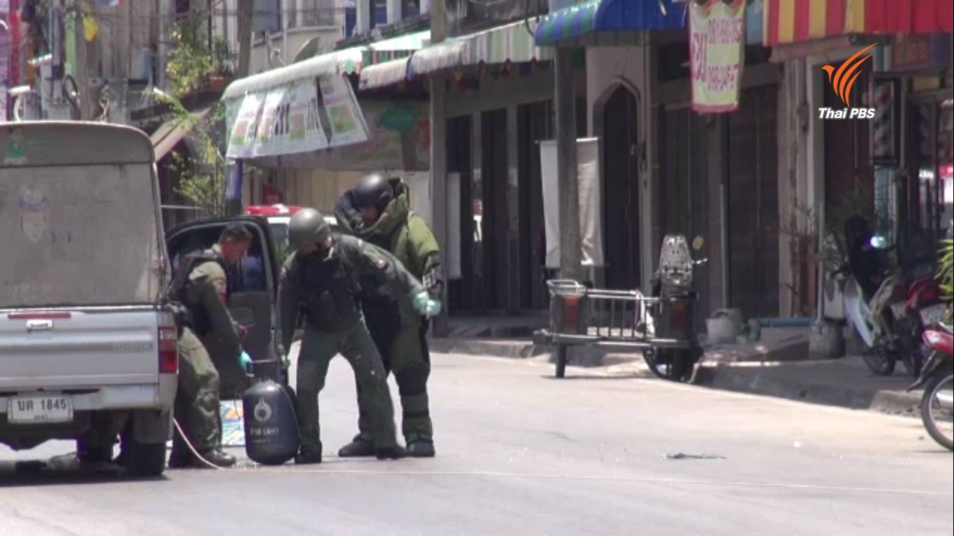 ลอบวางระเบิดกลางเมืองยะลา -พลเมืองดีแจ้งเบาะแส จนท.เก็บกู้ได้ทัน