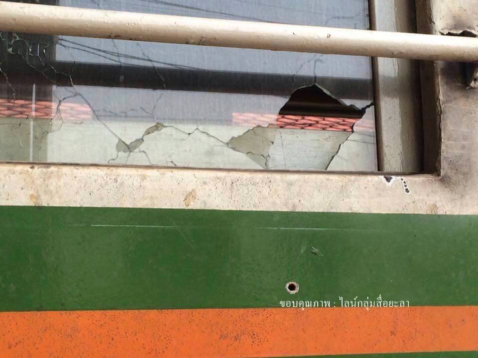 เกิดเหตุยิงขบวนรถไฟใน อ.รามัน จ.ยะลา ไม่มีผู้บาดเจ็บ