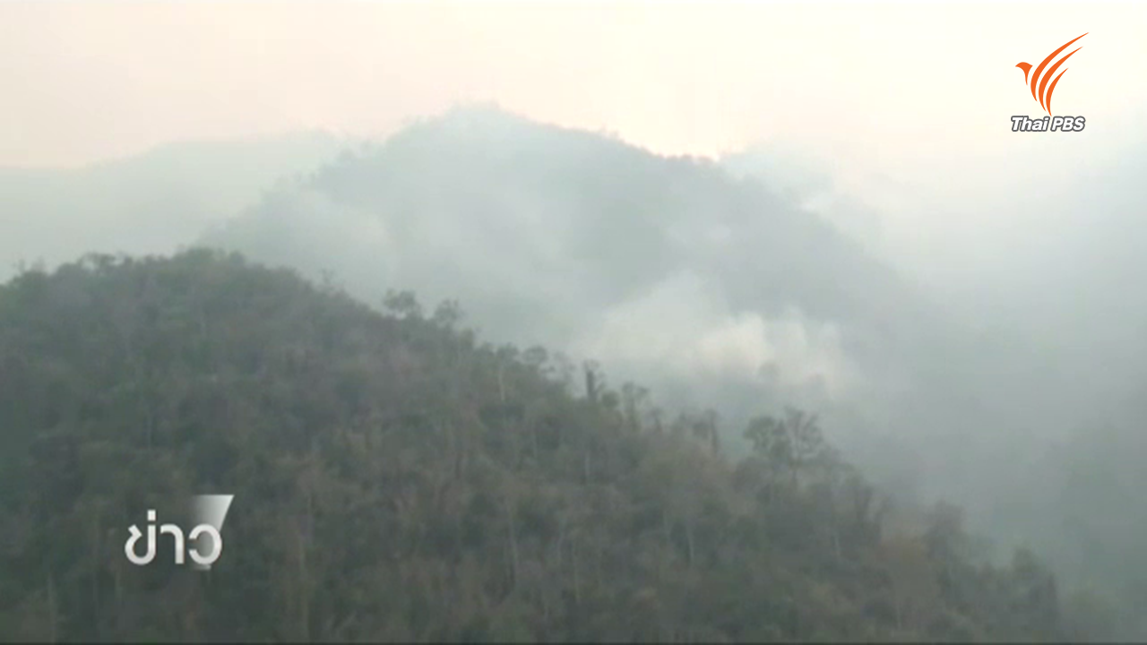 ดับไฟป่าเทือกเขาตะนาวศรีวันที่ 5 เร่งทำแนวกันไฟป้องป่าชั้นในน้ำตกละอู คาดวันนี้คุมได้ร้อยละ 80 