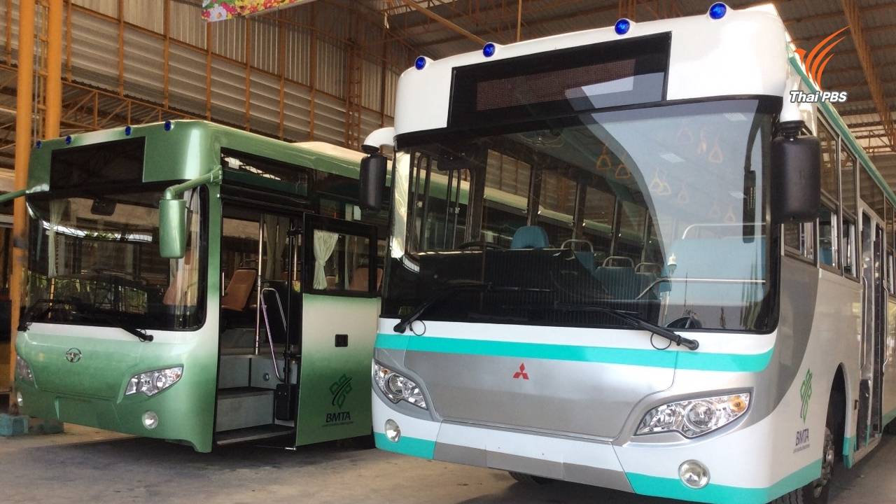 ขสมก.เปิดตัวรถต้นแบบปรับปรุงรถเมล์เก่า เตรียมชงเข้า ครม.ของบฯ ยกเครื่องใหม่ 671 คัน