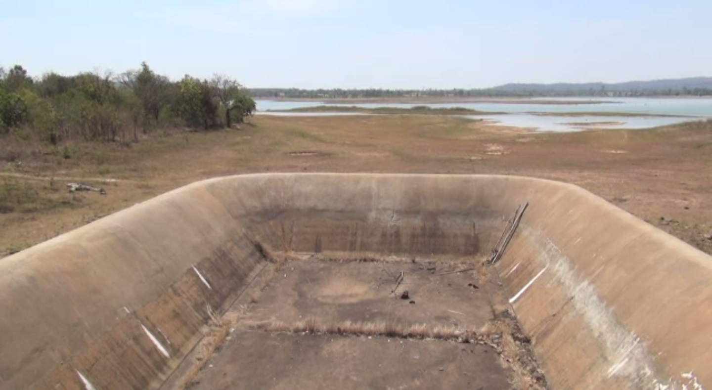 ภัยแล้งขยายวงกว้าง - แหล่งน้ำดิบผลิตประปาใน จ.ยโสธร เหลือน้อย