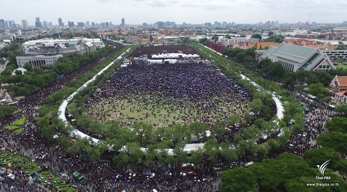 กอ.รมน.สรุปจำนวนประชาชนเดินทางร่วมร้องเพลง "สรรเสริญพระบารมี" กว่า 1.7 แสนคน 