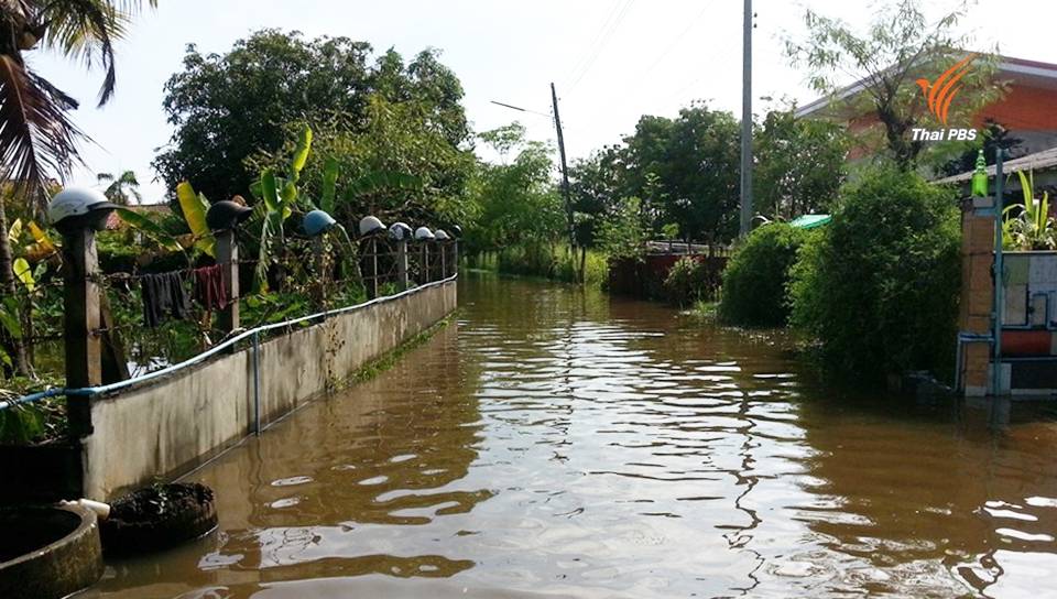 น้ำท่วม 3 เดือนย่านบึงพระใจกลางเมืองพิษณุโลก - ชาวบ้านวอนเร่งระบายน้ำ