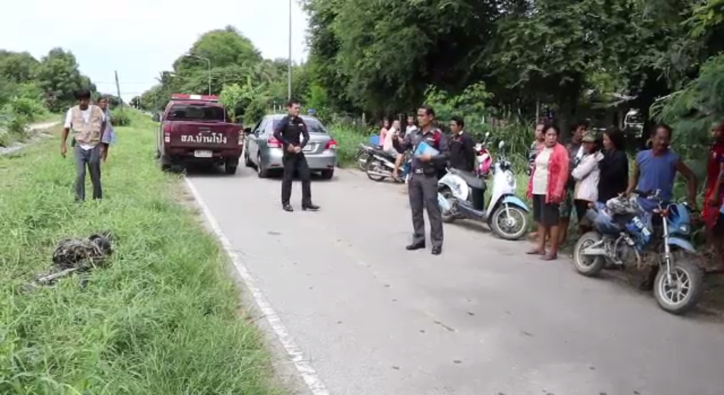 รถไฟเฉี่ยวชนรถจักรยานยนต์ใน จ.ราชบุรี เสียชีวิต 1 คน