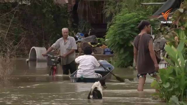 ชาวอำเภอเสนาเครียด ขู่ประท้วงกรมชลฯ หากไม่ระบายน้ำออกแก้มลิง 1-2 วันนี้