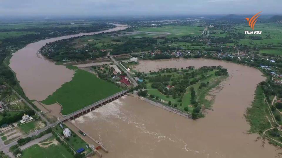 ผอ.ชลประทานที่ 12 ระบุ ท้ายเขื่อนเจ้าพระยาน้ำมาก เตือนปชช.7 จังหวัด เฝ้าระวังน้ำล้นตลิ่ง