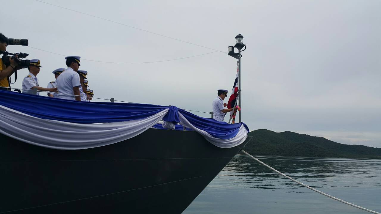 ผบ.ทร.รับมอบเรือหลวงแหลมสิงห์ จัดสร้างด้วยงบประมาณเกือบ 700 ล้านบาท