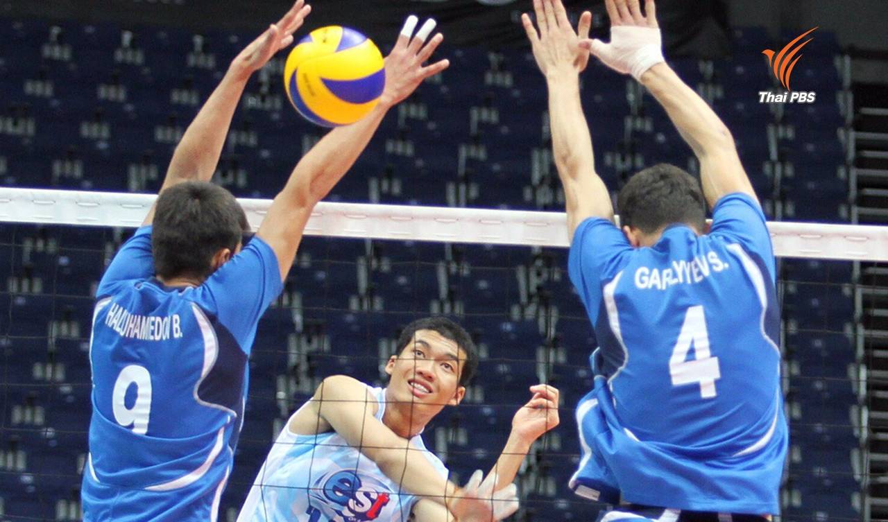 หนุ่มไทยชนะเติร์กเมนิสถาน 3-0 จบที่ 5 ศึกตบยู 20 ชิงแชมป์เอเชีย