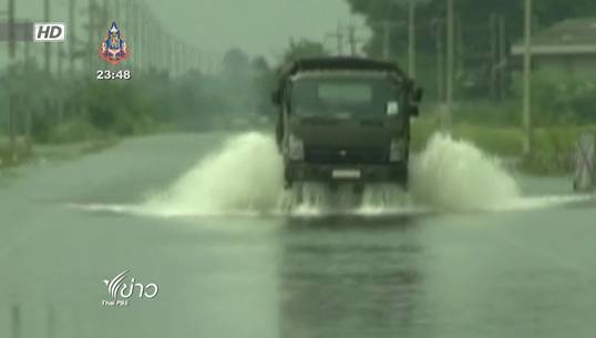 หลายพื้นที่ในจ.ปราจีนบุรี น้ำยังท่วมสูง-กกต.จังหวัดเลื่อนเลือกตั้งท้องถิ่นแล้ว