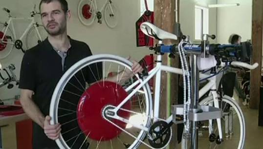 "โคเปนเฮเกนวีล" สิ่งประดิษฐ์ช่วยจักรยานใช้พลังงานแสงอาทิตย์